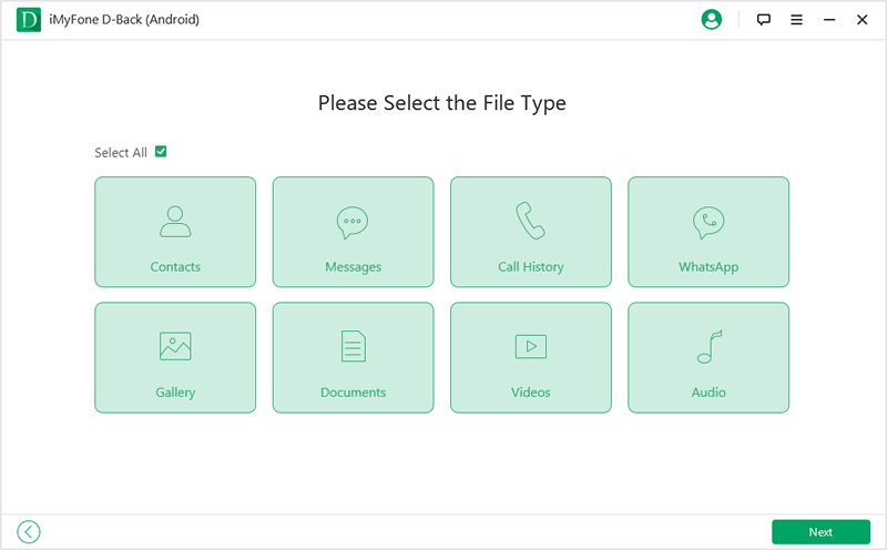 choose file type