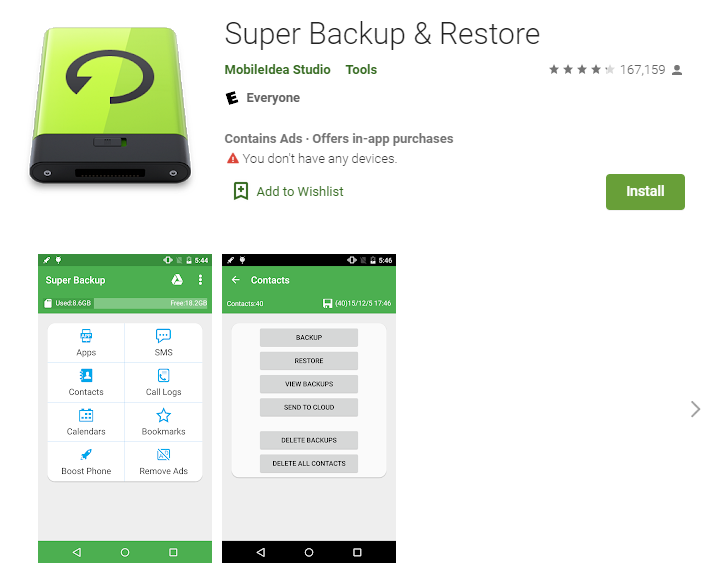 super backup and restore apk