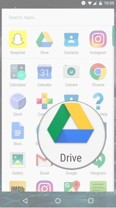 undelete gallery photos with google drive