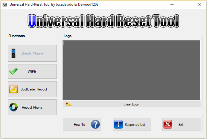 unierval hard reset tool