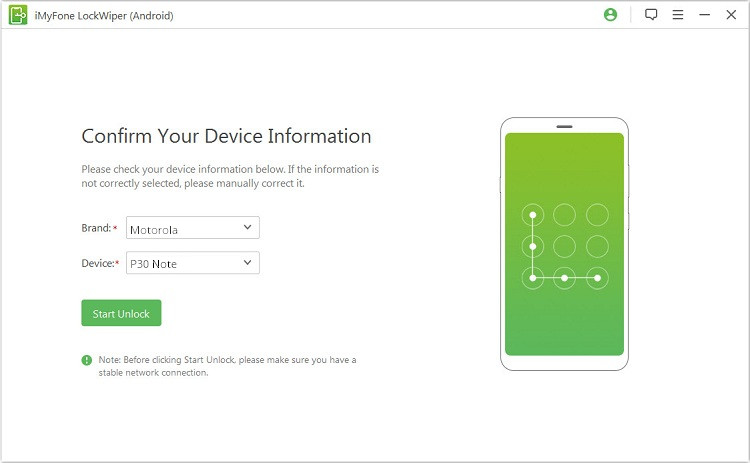 Verify Motorola device model