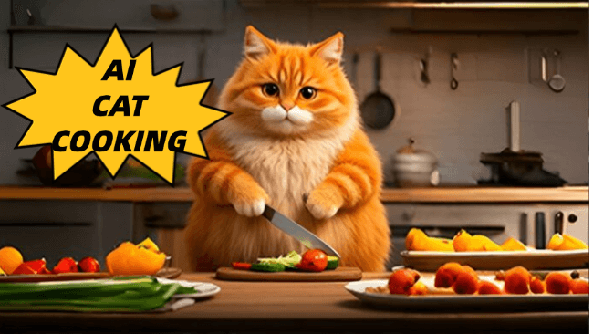 ai cat cooking