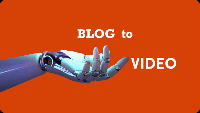 blog to video ai