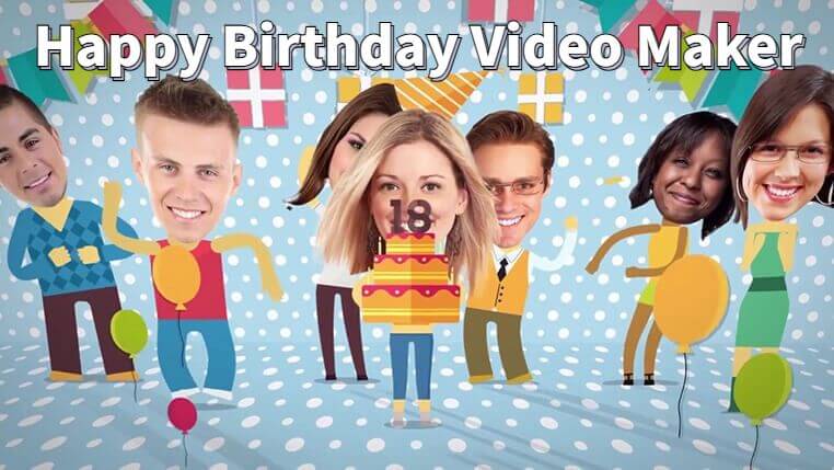 happy birthday video maker