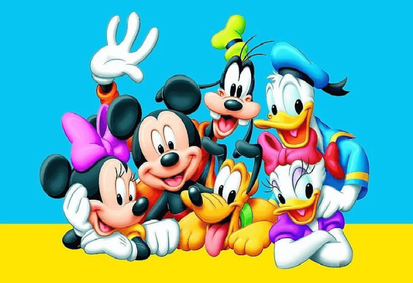 mickey mouse and donald duck