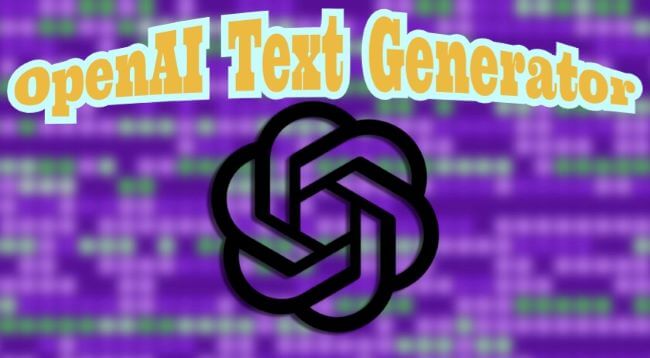 openai text generator