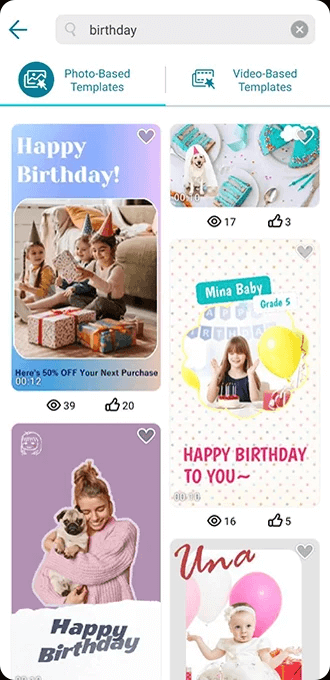 promeo happy birthday video maker app