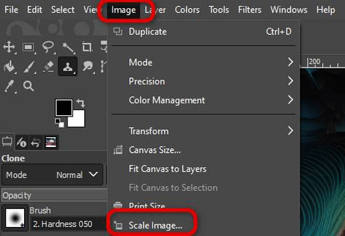 click scale image to fix how to convert picture to high resolution