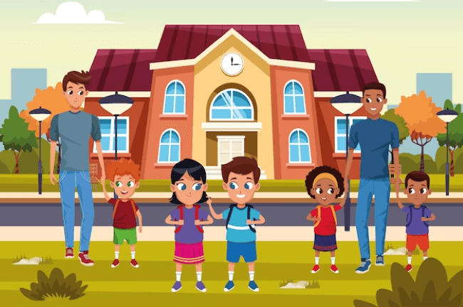 school and family life stories for kids