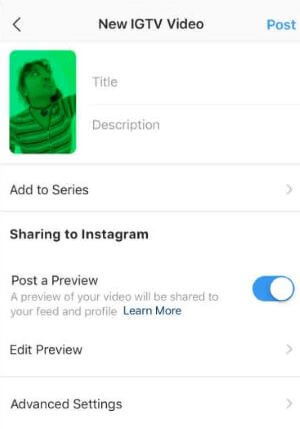 share a youtube video on instagram story directly