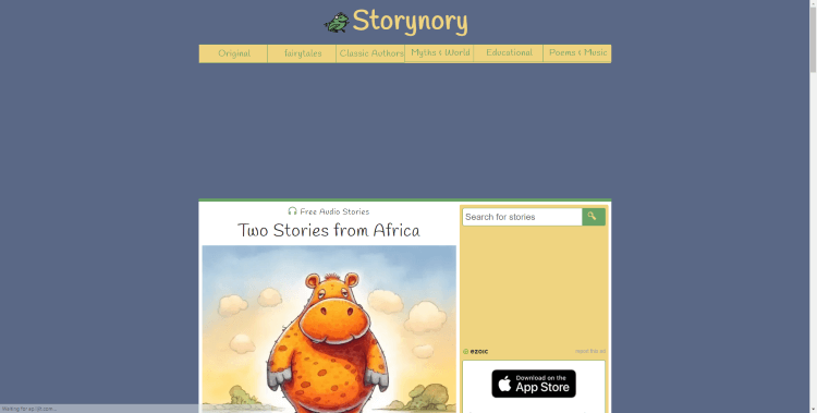  storynory audiobooks for kids