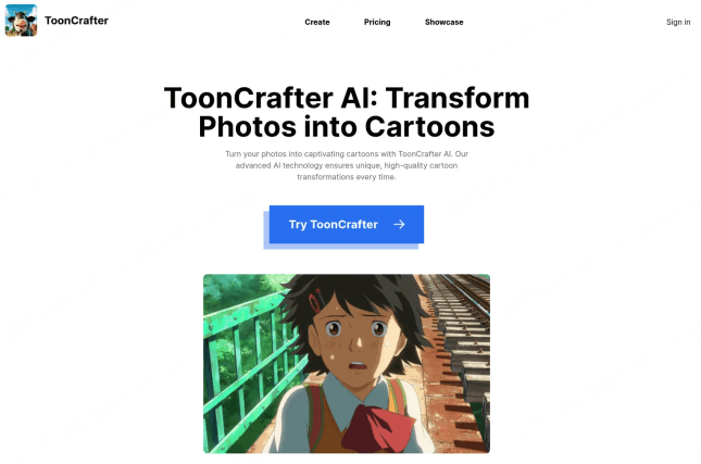 tooncrafter ai photo to cartoon converter