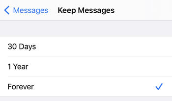 clear old messages to clear other storage