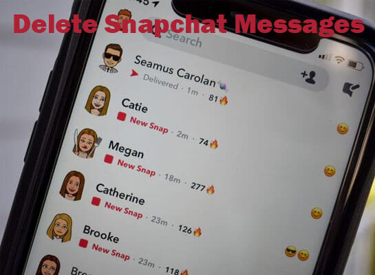delete snapchat messages