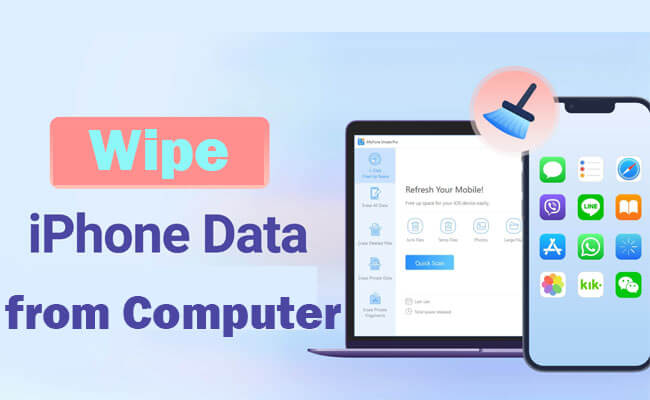 how to wipe iphone from computer