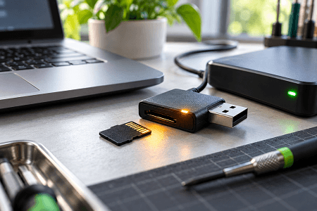 diagnose a blank or unsupported SD card and recover its files before formatting