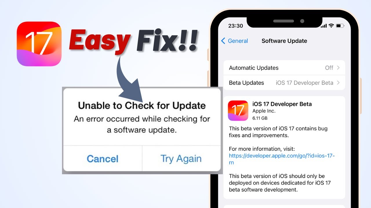 how to update iphone to ios 17 without computer