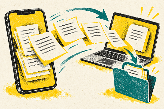 move Apple Notes from an iPhone