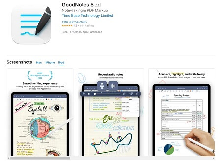 GoodNotes5 iPad