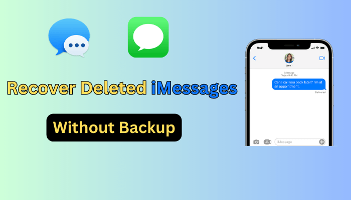 how to recover deleted imessages