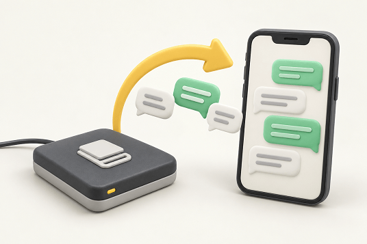 recover WhatsApp chat history from an older iPhone computer backup