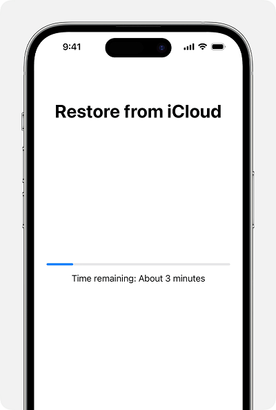 restaurare-din-icloud-in-progres-timp-ramas