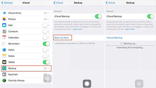 Restaurați backupul iCloud pe iPhone