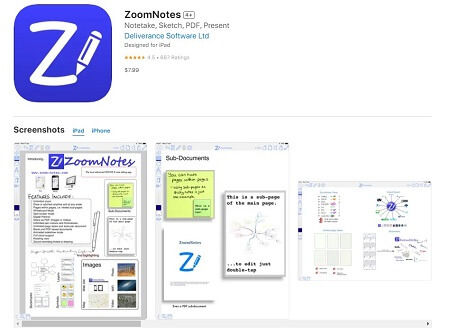 ZoomNotes iPad