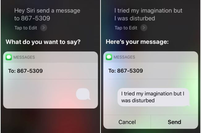 ask siri to search for messages