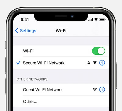 change wifi setting