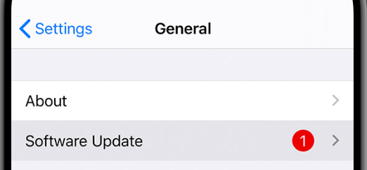 check ios update