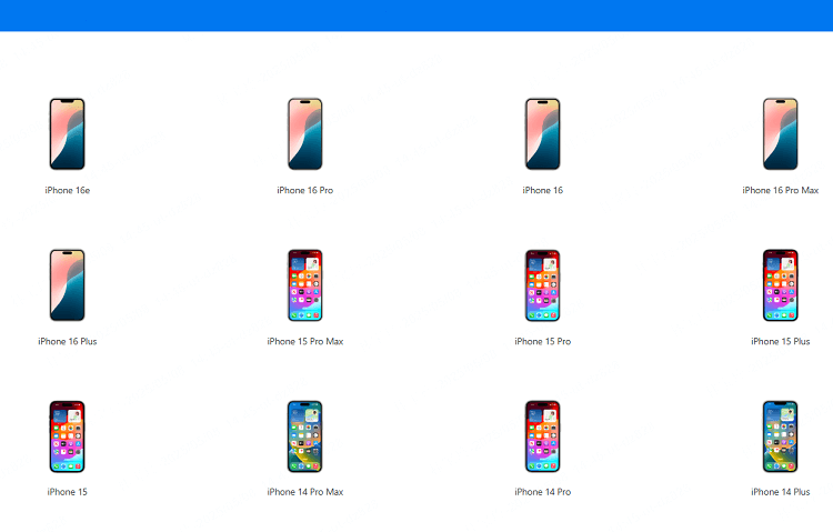 choose iphone model from ipsw