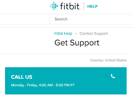 contact fitbit support