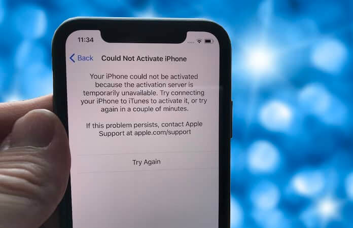 could not activate iphone