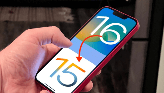  downgrade from ios 16 ios 15