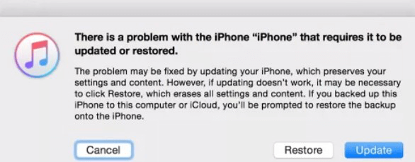 restore iphone via itunes