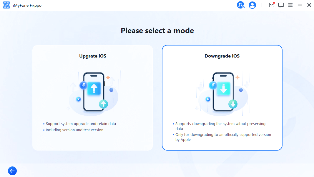 ios downgrade