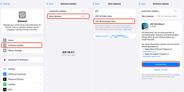 download and install ios 19 developer beta