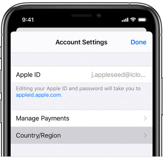 edit Apple ID address