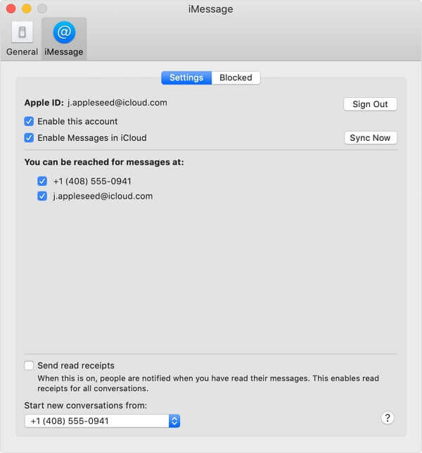 save text message on mac