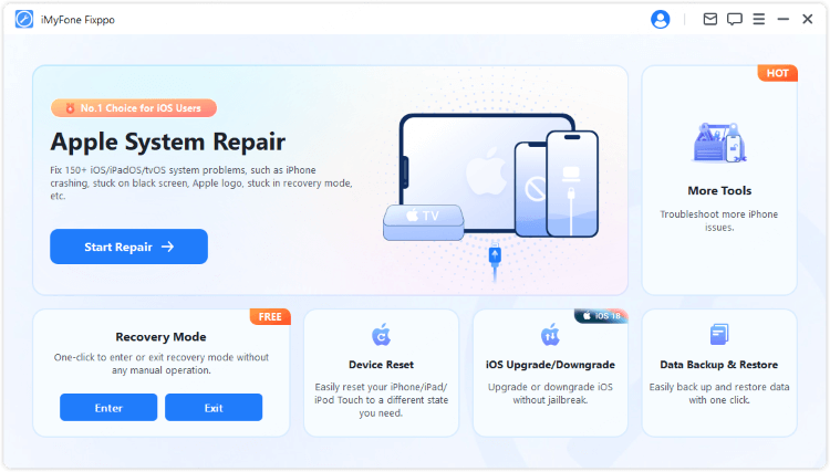 fixppo start repair button