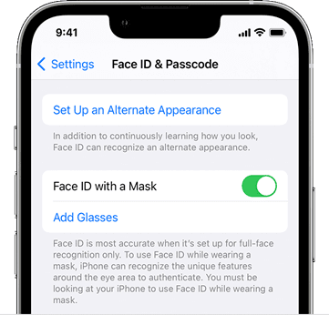 Face ID with mask