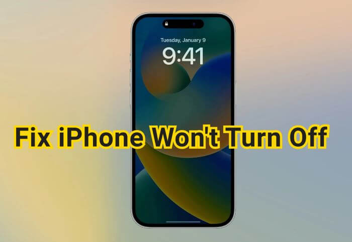 iphone won't turn off