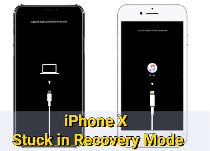fix iphone x stuck in recovery mode