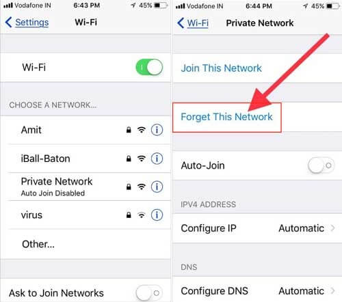 how-to-forget-wifi-network-on-iphone-youtube