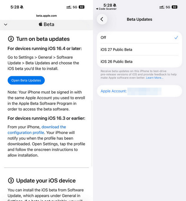 get ios 27 beta