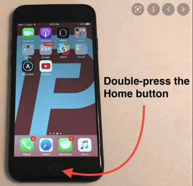 get rid of orange dot on iPhone with home button