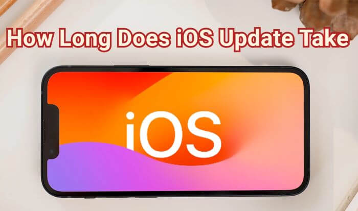 how long does ios update take
