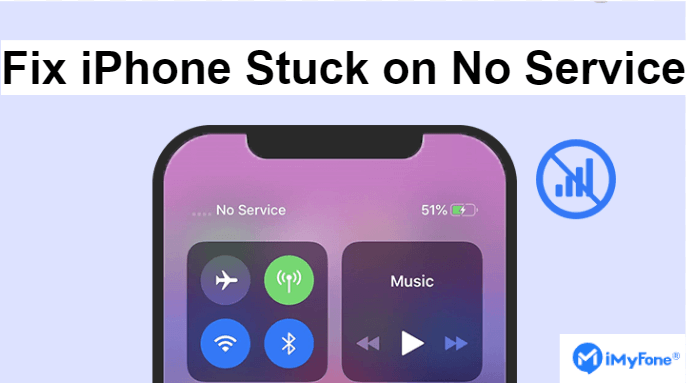 how to fix iphone stuck on no service in ios 17 - imyfone fixppo