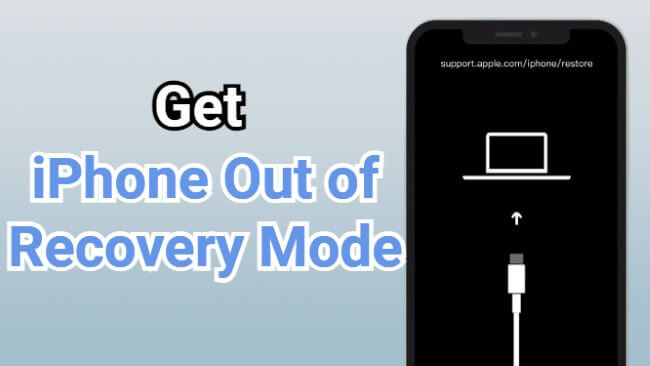 how to get iphone out of recovery mode